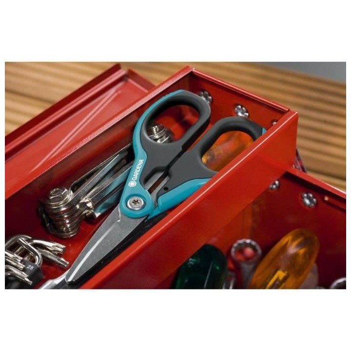 GARDENA Ciseaux coupe-tout SnipSnap – Lame 70mm – Lames franches a