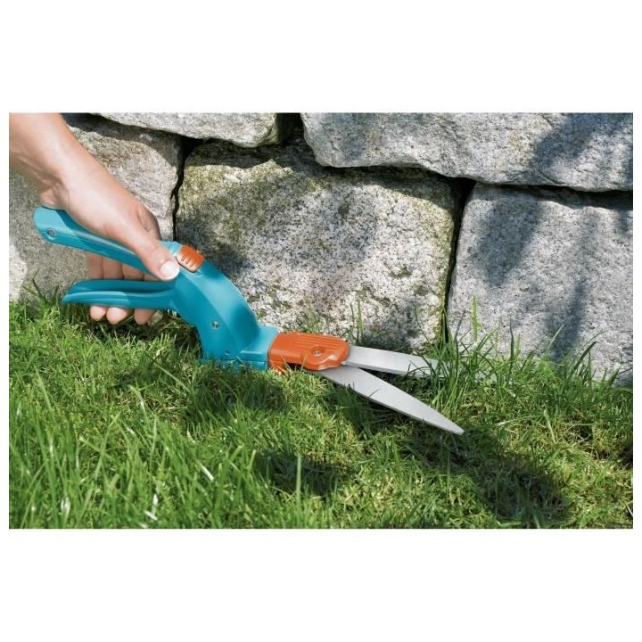 Cisaille a Gazon GARDENA - Orientable Classique – Lames ondulées