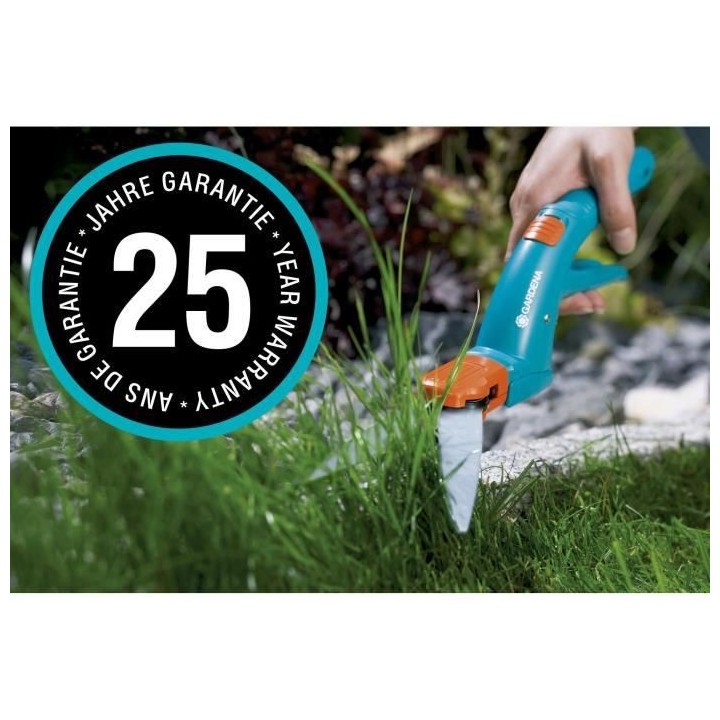 Cisaille a Gazon GARDENA - Orientable Classique – Lames ondulées