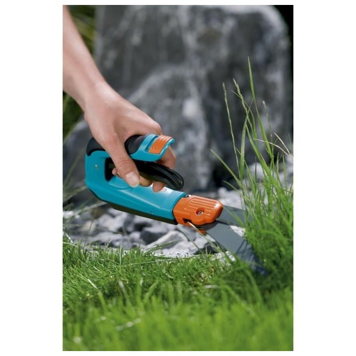 Cisaille a Gazon GARDENA - Orientable Confort – Lames ondulées –