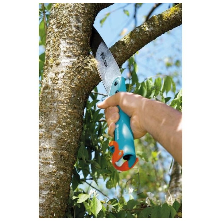 GARDENA Scie 300PP Combisystem - Acier trempé – Poignée ergonomiqu