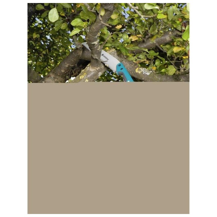 GARDENA Scie 300PP Combisystem - Acier trempé – Poignée ergonomiqu