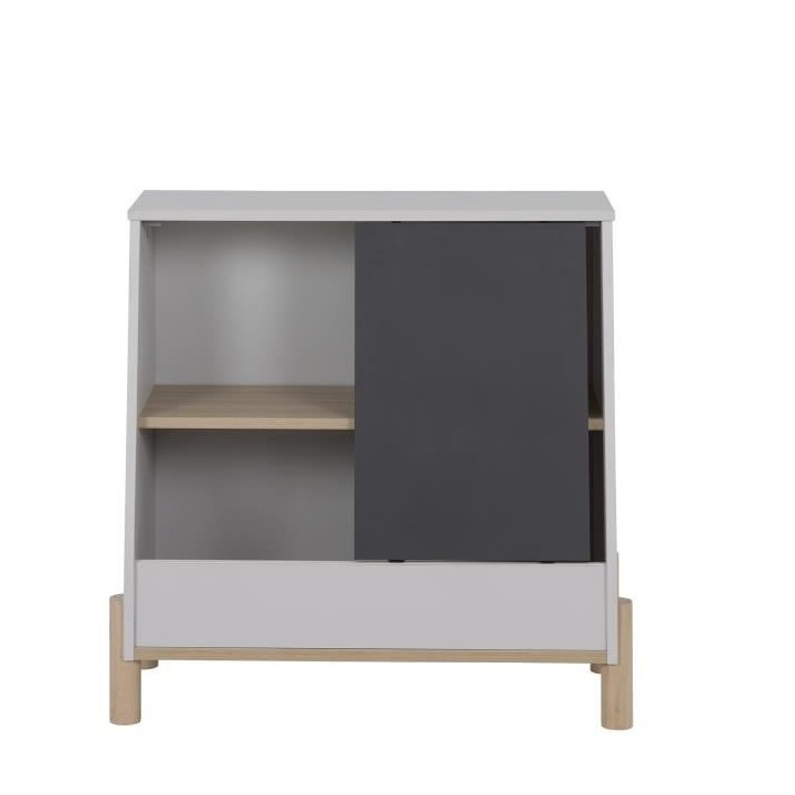 GALIPETTE - Billie - Rangement 1 porte coulissante Ardoise