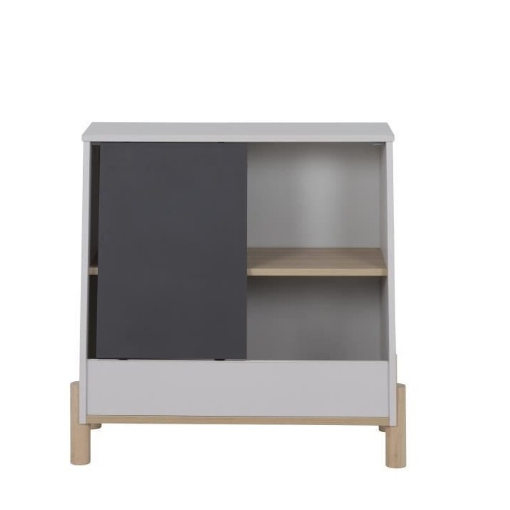 GALIPETTE - Billie - Rangement 1 porte coulissante Ardoise