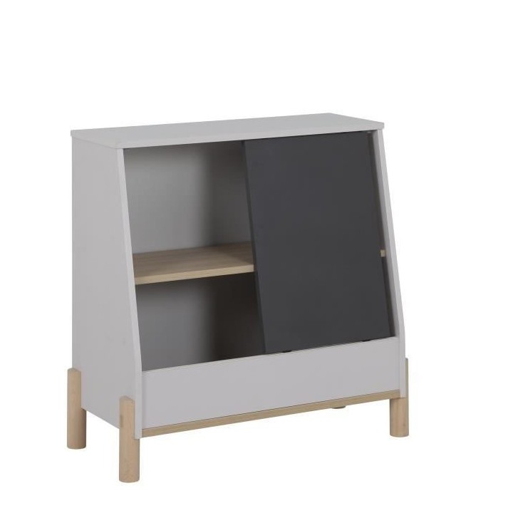 GALIPETTE - Billie - Rangement 1 porte coulissante Ardoise