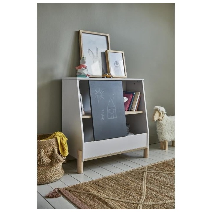 GALIPETTE - Billie - Rangement 1 porte coulissante Ardoise