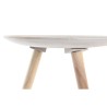 Table d'appoint DKD Home Decor Beige Marron Blanc Pin 40 x 40 x 41 cm Bois MDF (2 Unités)