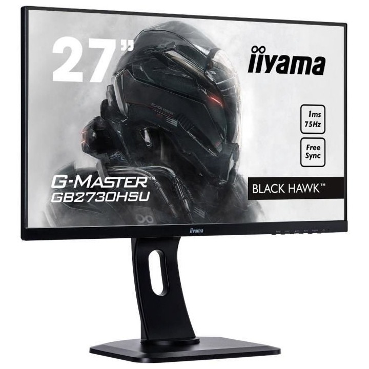Ecran Gmaster - IIYAMA GB2730HSU-B1 - 27 - FHD - Dalle TN - 1ms - 75Hz