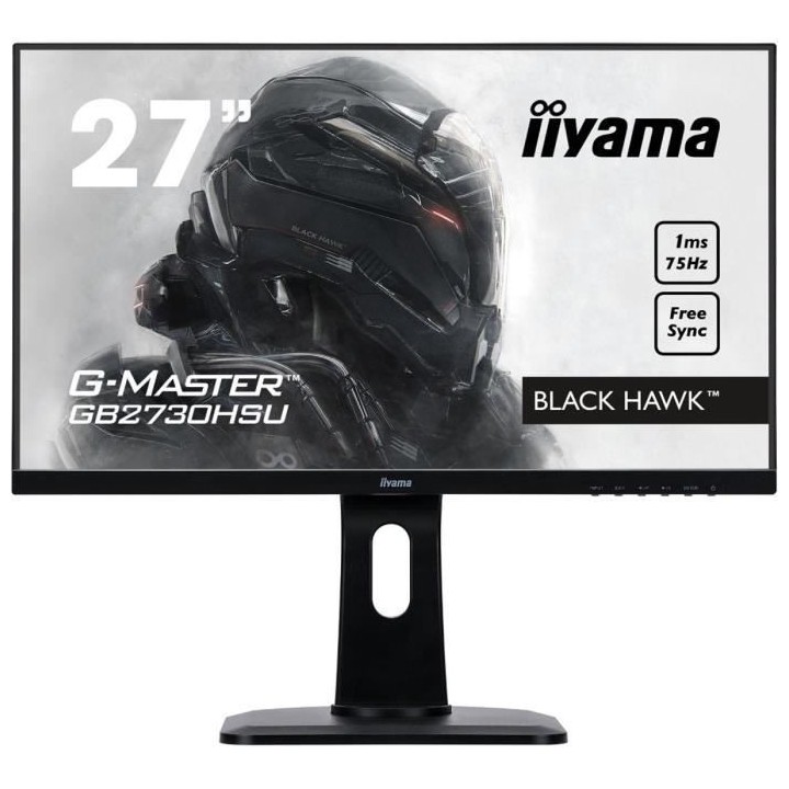 Ecran Gmaster - IIYAMA GB2730HSU-B1 - 27 - FHD - Dalle TN - 1ms - 75Hz