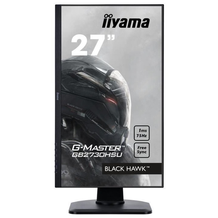 Ecran Gmaster - IIYAMA GB2730HSU-B1 - 27 - FHD - Dalle TN - 1ms - 75Hz