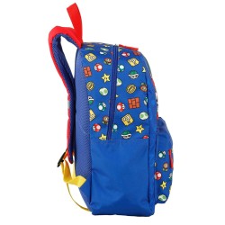 Cartable Super Mario Bleu Rouge 31 x 43 x 13 cm