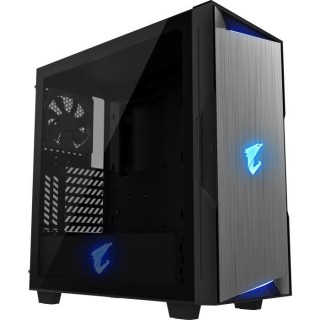 GIGABYTE BOITIER PC AORUS GP-AC300G - Noir - Verre trempé - Format AT