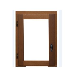 Fenetre 1 vantail - 60X50 - Tirant droit - Marron