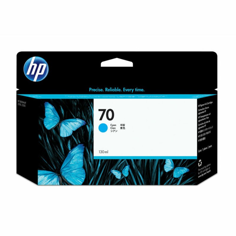 Cartouche d'encre originale HP 70 Cyan