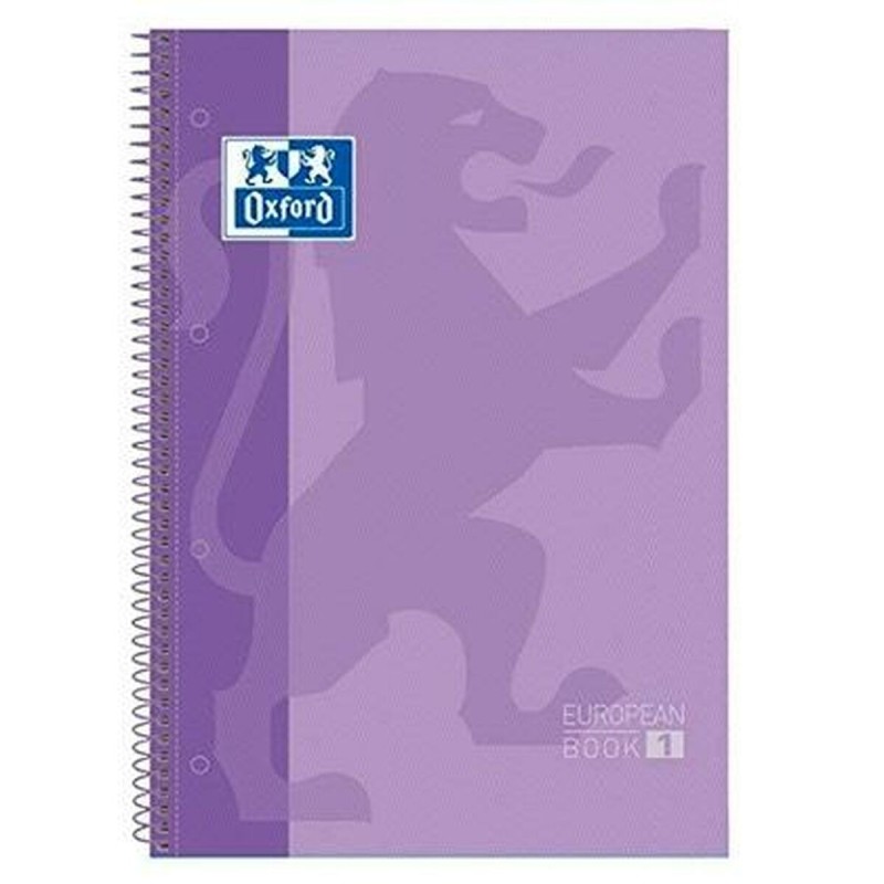 Cahier Oxford European Book A4 Mauve 5 Unités