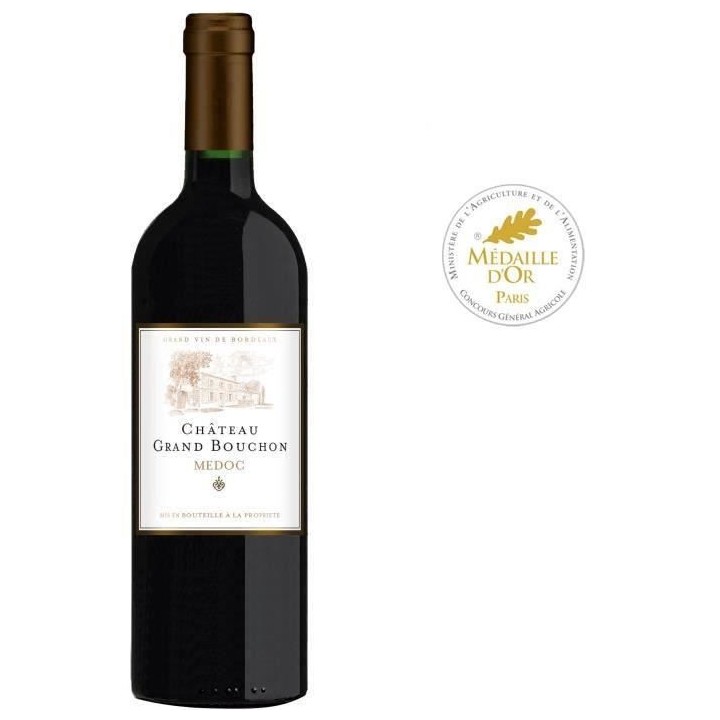 Château Grand Bouchon 2016 Médoc - Vin rouge de Bordeaux