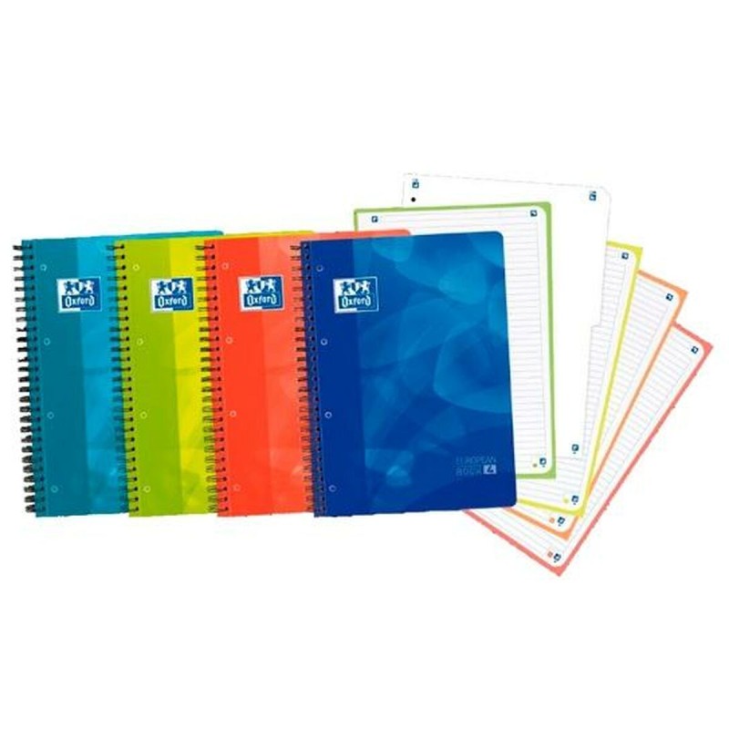 Cahier Oxford European Book 4 Multicouleur A4 5 Pièces