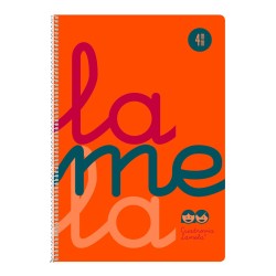 Cahier Lamela Orange A4 5...