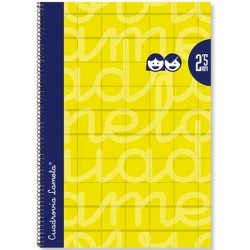 Cahier Lamela 4 mm Jaune A4...