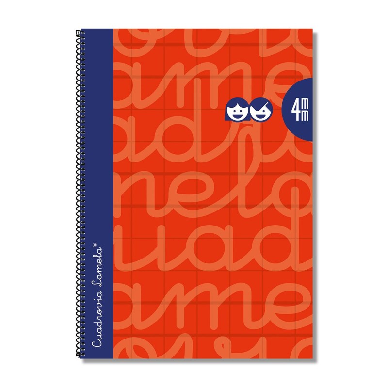 Cahier Lamela Rouge 5 Unités quarto