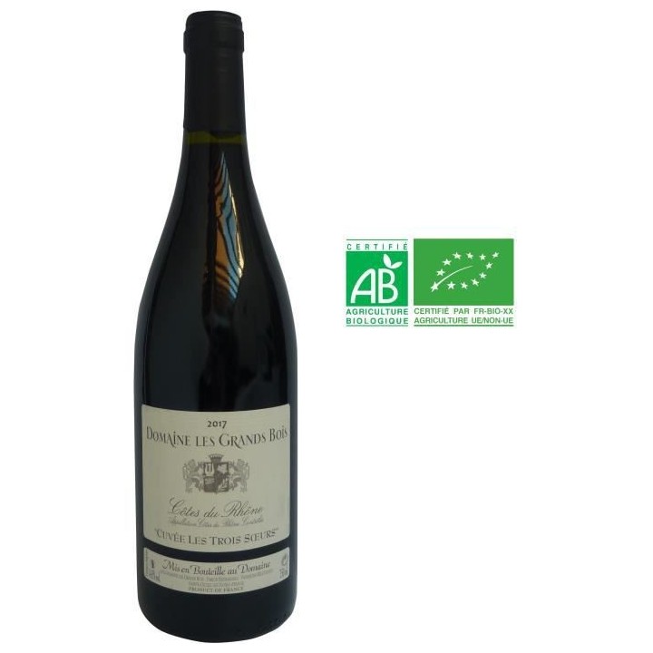 Domaine Les Grands Bois Cuvée Les 3 Soeurs 2017 Côtes-du-Rhône - Vi