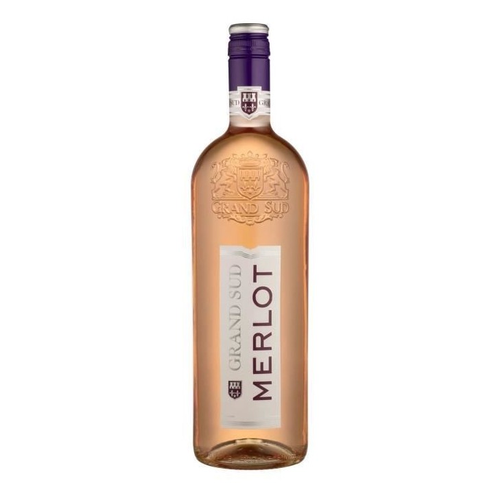 Grand Sud Merlot IGP Pays d'Oc - Vin rosé du Languedoc-Roussillon - 1