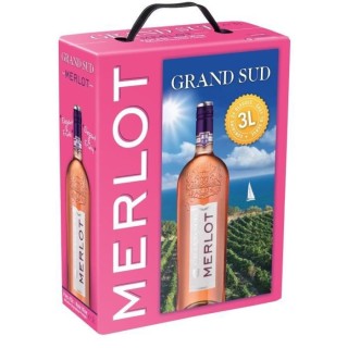 Grand Sud Merlot IGP Pays d'Oc - Vin rosé du Languedoc Roussillon - 3