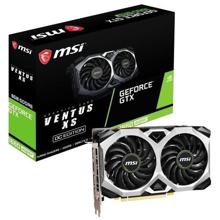 Carte graphique MSI GeForce GTX 1660 SUPER VENTUS XS OC