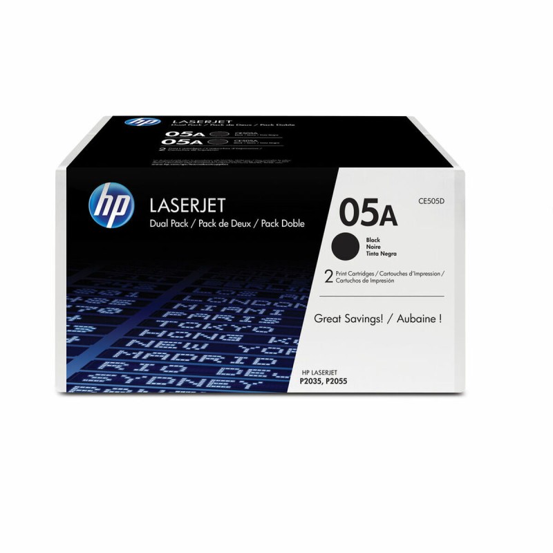 Toner HP CE505D Noir