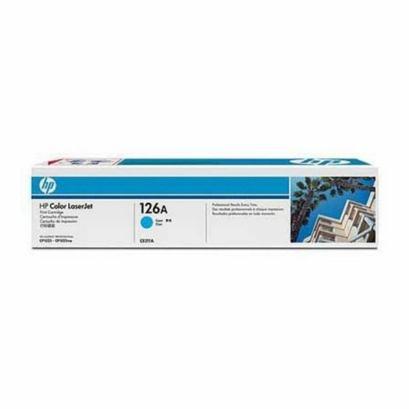 Toner original HP 126A Cyan