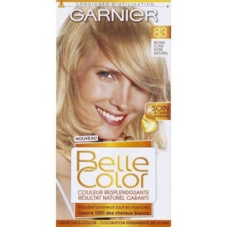 Coloration permanente GARNIER - 83 Blond Clair Doré Naturel