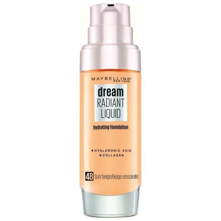 Fond de teint éclat & soin hydratant 12h Dream Radiant Liquid MAYBELL