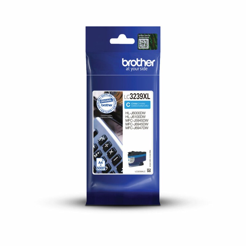 Cartouche d'encre originale Brother LC-3239XLC Cyan