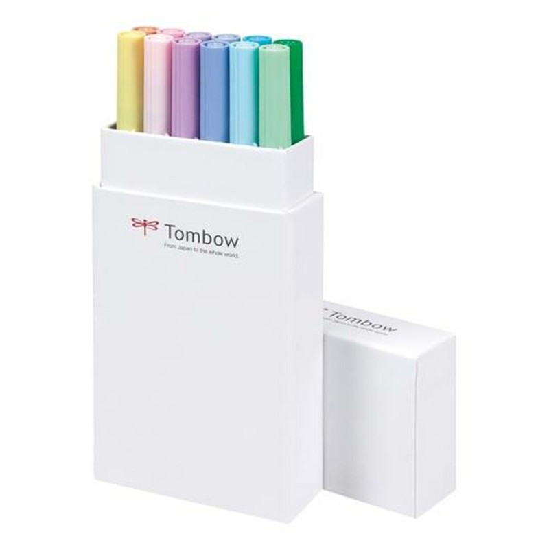 Feutres Tombow ABT-12P-2 12 Pièces Double pointe