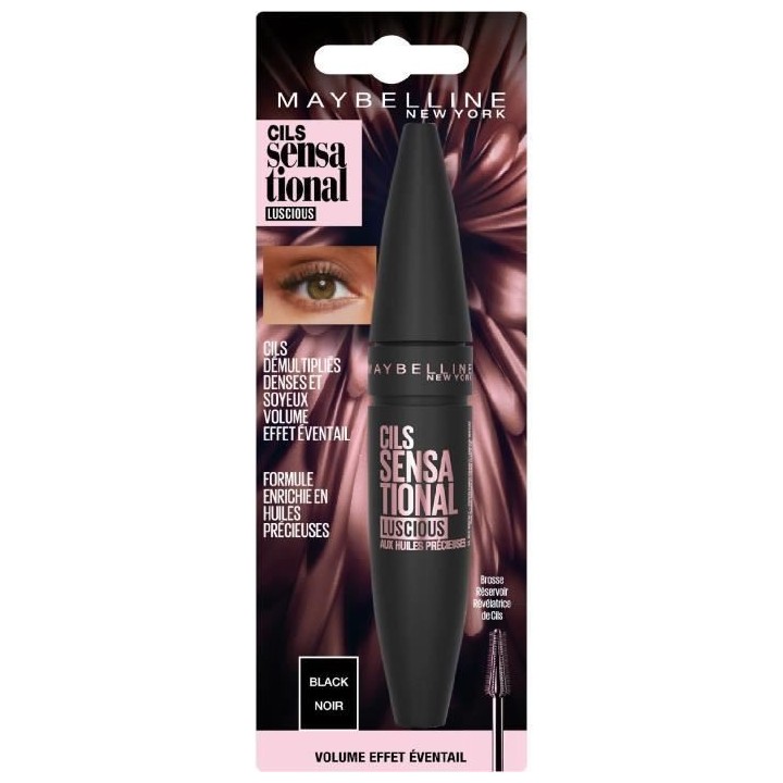 Mascara Volume MAYBELLINE NEW YORK - Cils Sensational Voluptuous - Noi