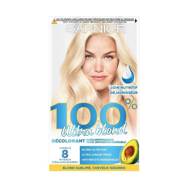 Décolorant sans ammoniaque GARNIER 100% Blond