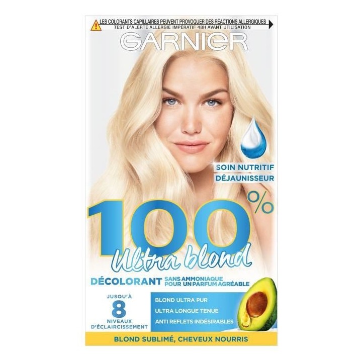 Décolorant sans ammoniaque GARNIER 100% Blond