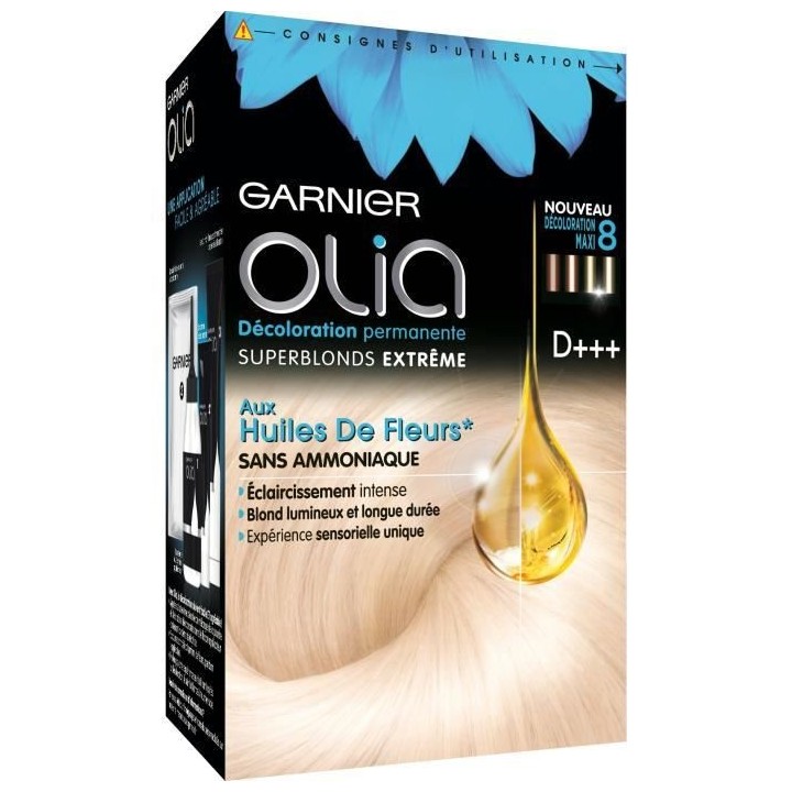 Creme de décoloration Permanente Olia GARNIER Sans Ammoniaque