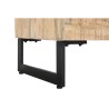 Caisson à Tiroirs DKD Home Decor Noir Naturel Métal Bois de manguier Alpino 80 x 40 x 115 cm