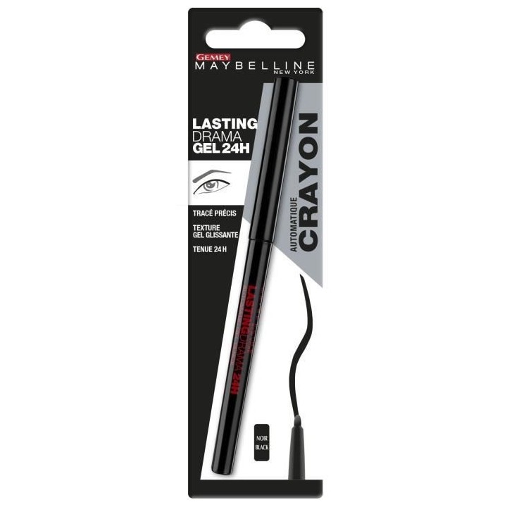 Eyeliner Gel MAYBELLINE Lasting Drama Noir
