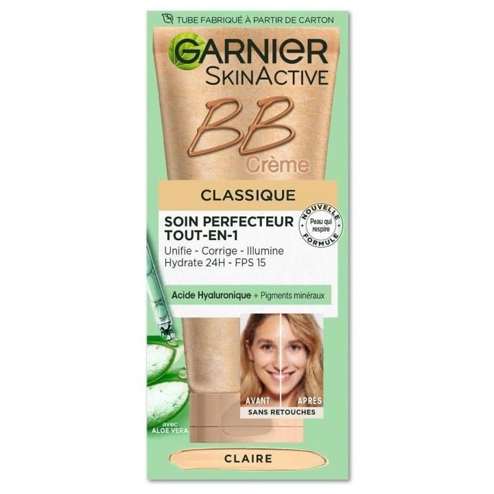Creme Soin Perfecteur Classique Claire Skinactive BB GARNIER - 50 ml