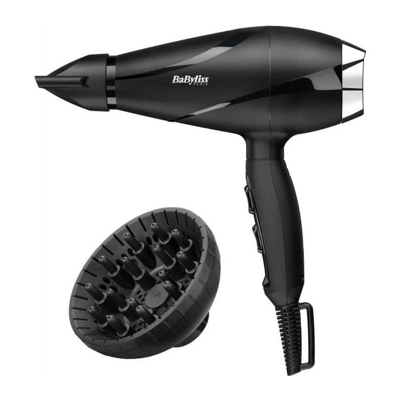 BaByliss 6713DE Seche-cheveux Moteur AC - 2200W - fonction ionique - concentrateur inclus