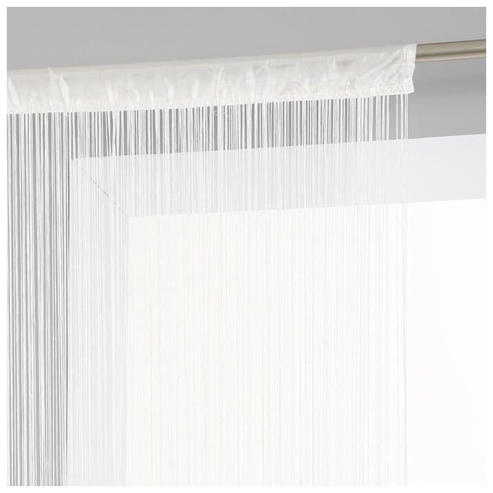 Rideau fil - 90 x 200 cm - Ivoire