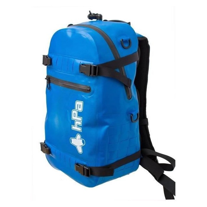 INFLADRY 25 - Sac a Dos 25 litres Bleu - 100% Étanche, dimensions 50x