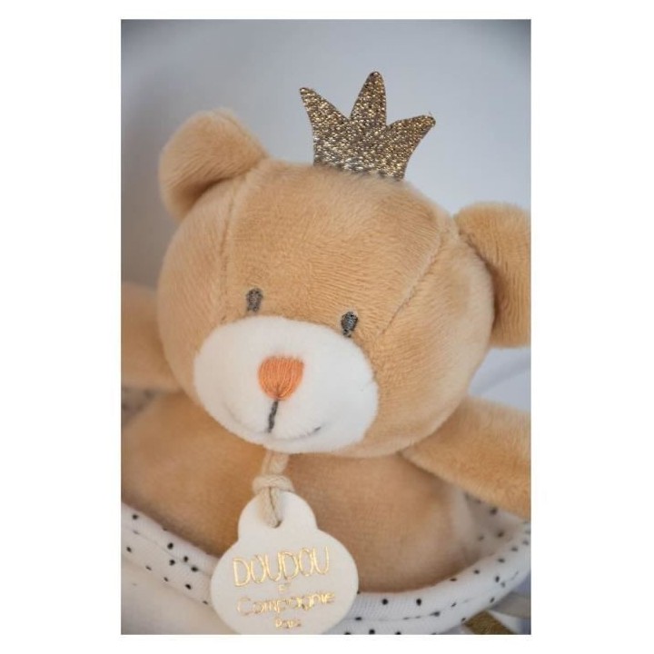 DOUDOU ET COMPAGNIE Ours petit roi - Boîte a musique