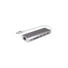 Mobility Lab - ML309880 - Mini dock USB-C power delivery - 6 en 1 - HDMI Hub usb 3.0 card reader - Gris Sideral