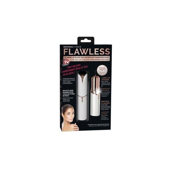 FLAWLESS - Epilateur Visage - Fonctionnement a Pile - élimine Le Duve