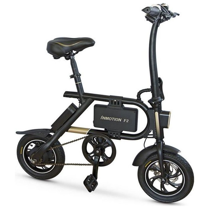 INMOTION - Draisienne électrique avec pédales - P2 - Adulte - Noir