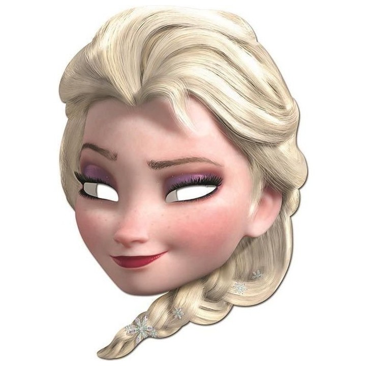 DISNEY Masque Elsa en carton