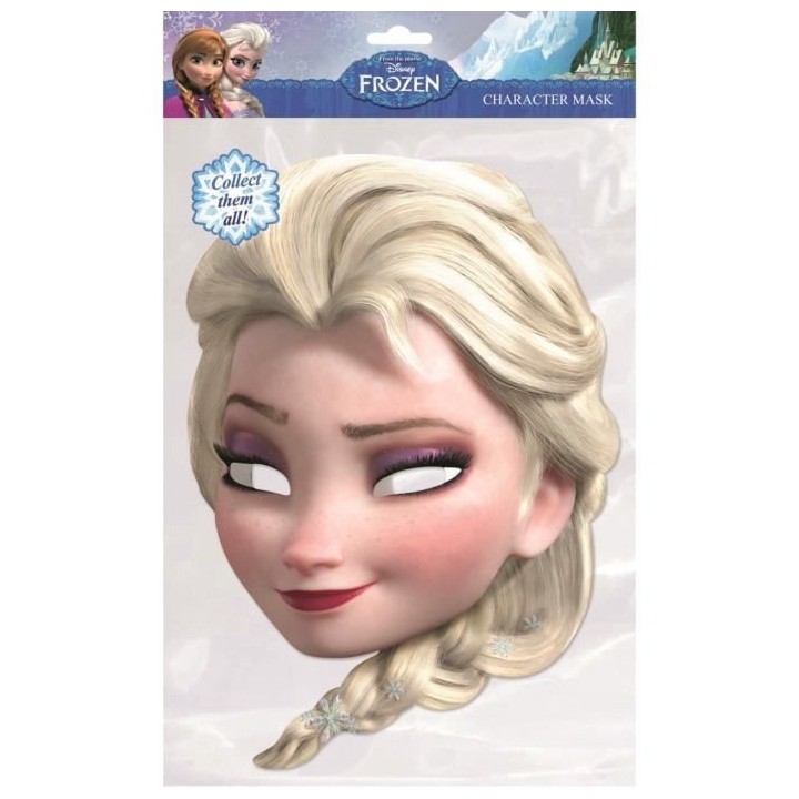 DISNEY Masque Elsa en carton